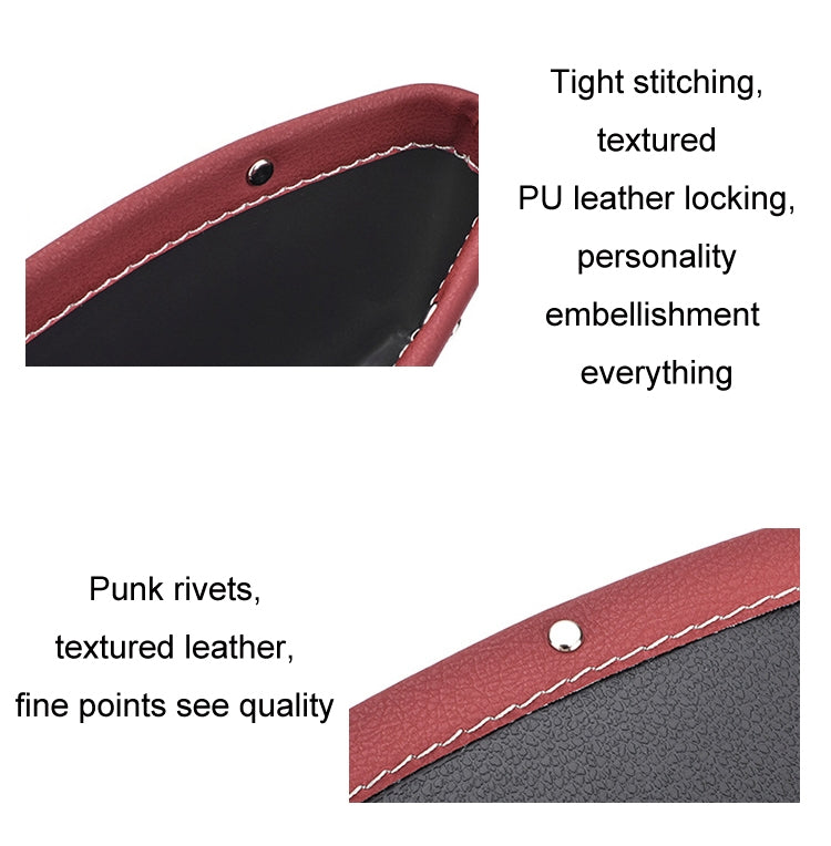 Car Seat Gap Leak-Proof Debris Mobile Phone Storage Box(Brown) by buy2fix