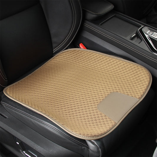 Car Seat Without Backrest Ice Silk Cushion(Beige) by buy2fix