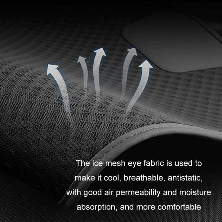 Car Seat Without Backrest Ice Silk Cushion(Black) by buy2fix