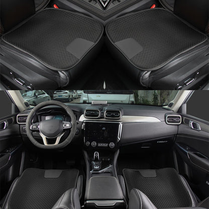 Car Seat Without Backrest Ice Silk Cushion(Black) by buy2fix