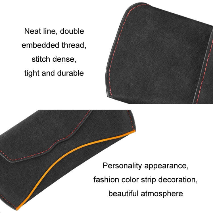 Car Sun Visor Multifunctional Glasses Case Card Storage Bracket(Red) by buy2fix