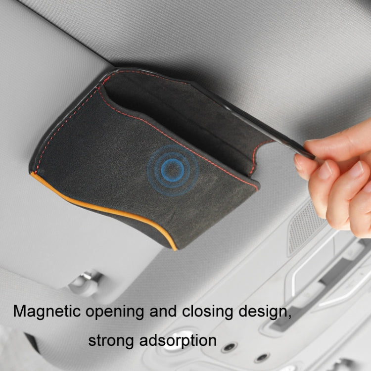 Car Sun Visor Multifunctional Glasses Case Card Storage Bracket(Green) by buy2fix