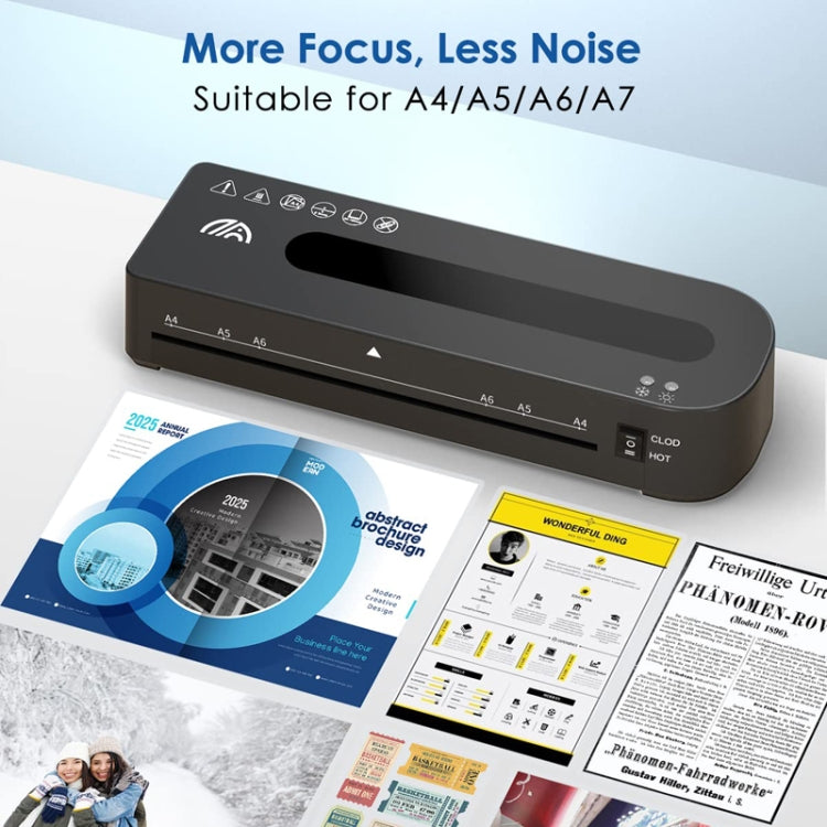 FN333 A4 Photo Laminating Machine With Hot And Cold Mode(110V US Plug) by buy2fix