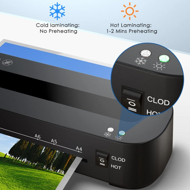 FN333 A4 Photo Laminating Machine With Hot And Cold Mode(110V US Plug) by buy2fix