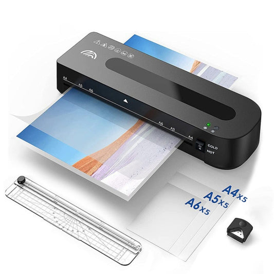 FN333 A4 Photo Laminating Machine With Hot And Cold Mode, Size: Set 3(EU Plug) by buy2fix