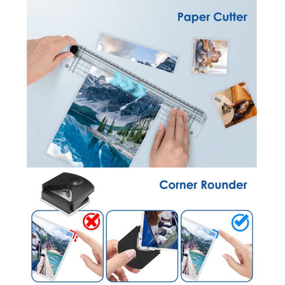 FN333 A4 Photo Laminating Machine With Hot And Cold Mode, Size: Set 2(US Plug) by buy2fix