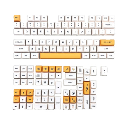 Bee Milk 140 Keys Sublimation Mechanical Keyboard PBT Keycaps by buy2fix