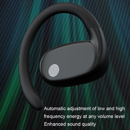Hanging Ear External Sound Single Ear Stereo Bluetooth Earphone(Black) - Bluetooth Earphone by buy2fix | Online Shopping UK | buy2fix