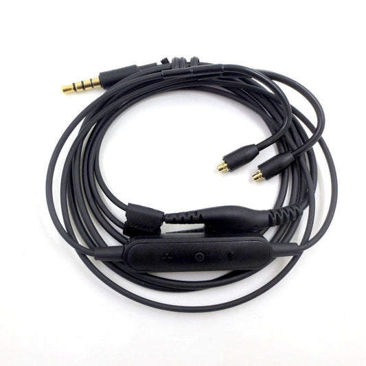 For Shure SE215+ MMCX Interface Audio Headphone Cable With Wire Control and Call Function by buy2fix