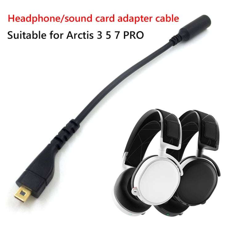 For SteelSeries Arctis 3 5 7 Pro Headphone Sound Card Adapter Cable Audio Cable(A Style) - Headset Accessories by buy2fix | Online Shopping UK | buy2fix