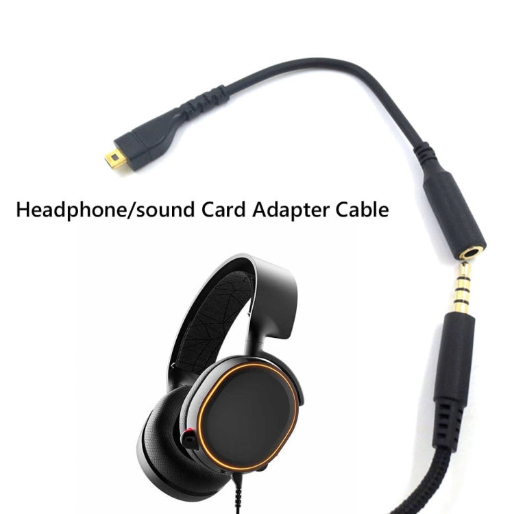 For SteelSeries Arctis 3 5 7 Pro Headphone Sound Card Adapter Cable Audio Cable(A Style) - Headset Accessories by buy2fix | Online Shopping UK | buy2fix
