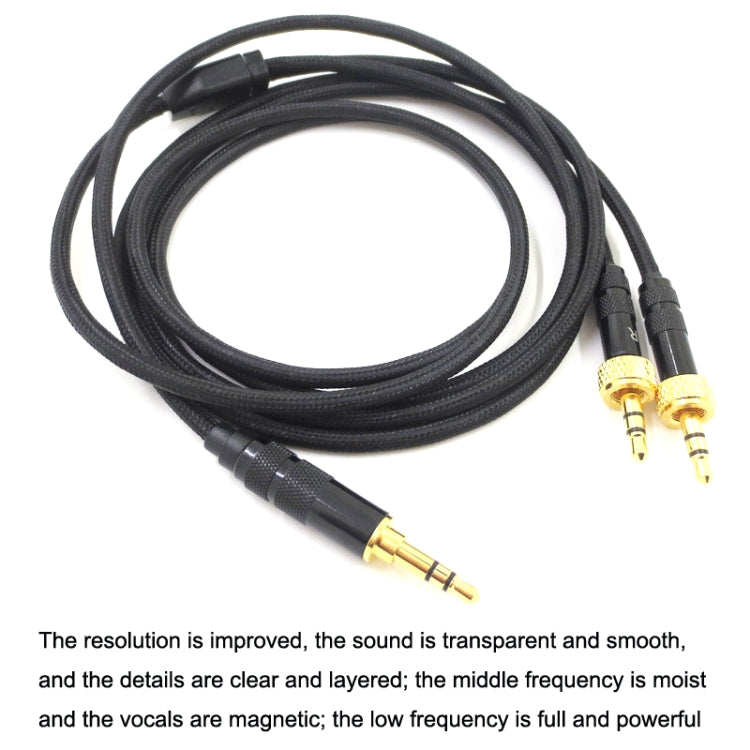 3.5mm Stereo Head For Sony MDR-Z7 / MDR-Z1R / MDR-Z7M2 Headset Upgrade Cable - Headset Accessories by buy2fix | Online Shopping UK | buy2fix