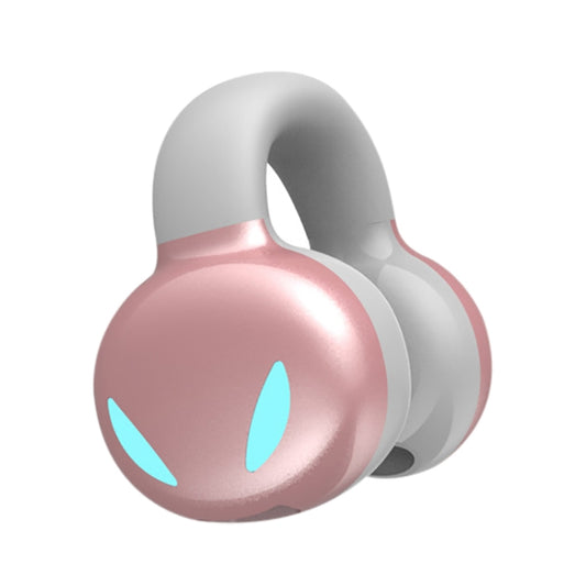 Clip Ear Stereo External Sound Without Hurting Ear Business Sports Model Bluetooth Earphones(Pink) - Bluetooth Earphone by buy2fix | Online Shopping UK | buy2fix