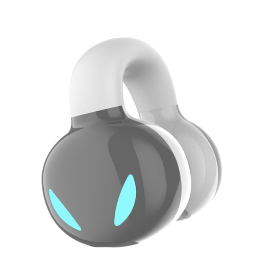 Clip Ear Stereo External Sound Without Hurting Ear Business Sports Model Bluetooth Earphones(Grey) - Bluetooth Earphone by buy2fix | Online Shopping UK | buy2fix
