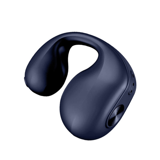 Single Ear Bone Conduction Bluetooth Earphone In-Ear Wearable Running Sports Mini(Blue) - Bluetooth Earphone by buy2fix | Online Shopping UK | buy2fix