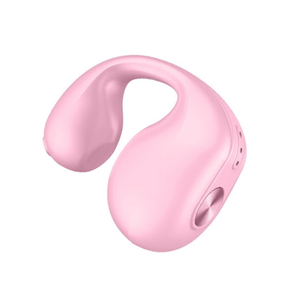 Single Ear Bone Conduction Bluetooth Earphone In-Ear Wearable Running Sports Mini(Pink) - Bluetooth Earphone by buy2fix | Online Shopping UK | buy2fix