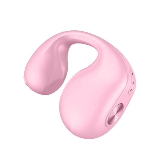 Single Ear Bone Conduction Bluetooth Earphone In-Ear Wearable Running Sports Mini(Pink) - Bluetooth Earphone by buy2fix | Online Shopping UK | buy2fix
