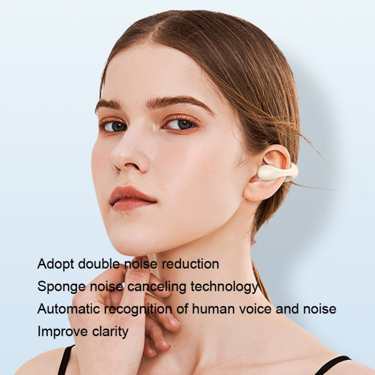 Single Ear Bone Conduction Bluetooth Earphone In-Ear Wearable Running Sports Mini(White) by buy2fix