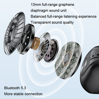 Single Ear Bone Conduction Bluetooth Earphone In-Ear Wearable Running Sports Mini(Black) - Bluetooth Earphone by buy2fix | Online Shopping UK | buy2fix