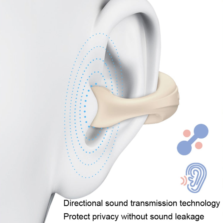 Single Ear Bone Conduction Bluetooth Earphone In-Ear Wearable Running Sports Mini(White) by buy2fix