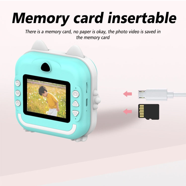 Children Instant Camera Mini Thermal HD Printer Video Photo Digital Camera, Spec: 16G Blue - Children Cameras by buy2fix | Online Shopping UK | buy2fix