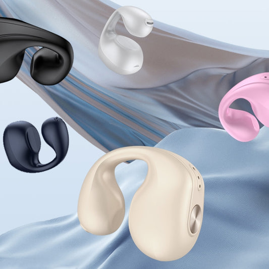 Dual Ear Bone Conduction Wireless Bluetooth Earphones Ear Clip Wear Mini Sport(Blue) - Bluetooth Earphone by buy2fix | Online Shopping UK | buy2fix