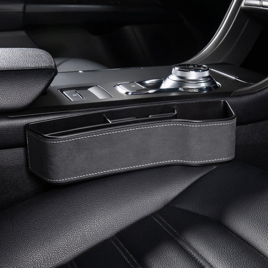 Car Crevice Storage Box Seat Decoration Finishing Box, Color: Gray Suede Co-pilot by buy2fix