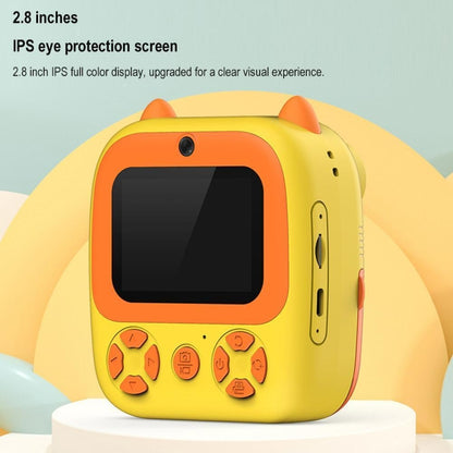 1080P Instant Print Camera 2.8-inch IPS Screen Front and Rear Dual Lens Kids Camera, Spec: Blue+32G Card - Children Cameras by buy2fix | Online Shopping UK | buy2fix