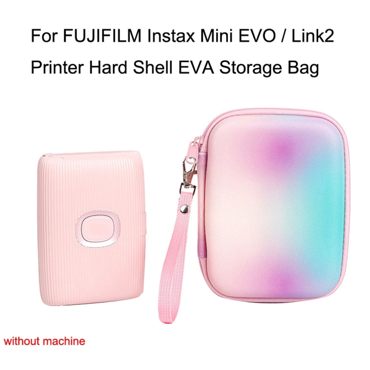For FUJIFILM Instax Mini EVO / Link2 Printer Hard Shell EVA Storage Bag(Gradient Color) by buy2fix