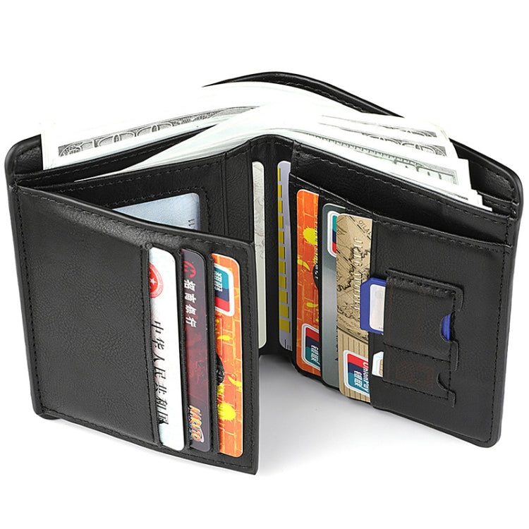 DEABOLAR Men Wallet Retro Casual Short Multi-card Holder Driver License Case(Brown) - Wallets by DEABOLAR | Online Shopping UK | buy2fix