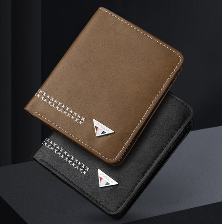 DEABOLAR Men Wallet Retro Casual Short Multi-card Holder Driver License Case(Brown) - Wallets by DEABOLAR | Online Shopping UK | buy2fix