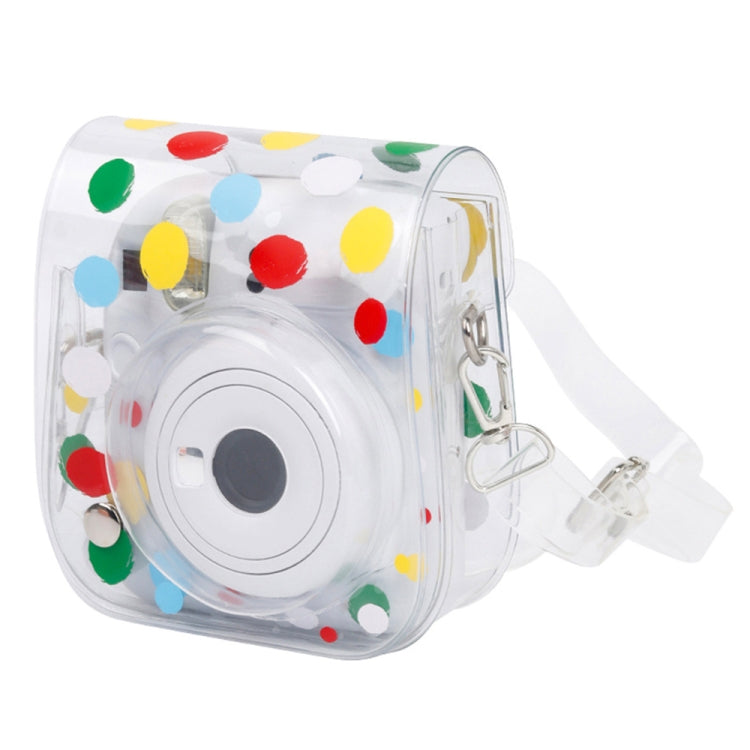 For Fujifilm Instax Mini 12 / 11 Transparent Digital Camera Case(Color Wave Dot) by buy2fix