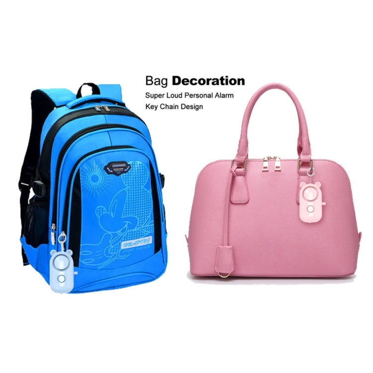 130dB LED Personal Alarm Pull Ring Outdoor Self-defense Products, Specification: Bear Style (Green) by buy2fix