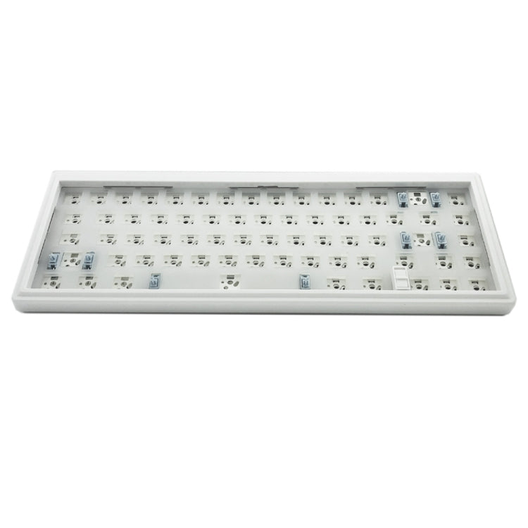 Hot Swap Shaft Wired RGB Back Light Customized Mechanical Keyboard Kit(White) by buy2fix