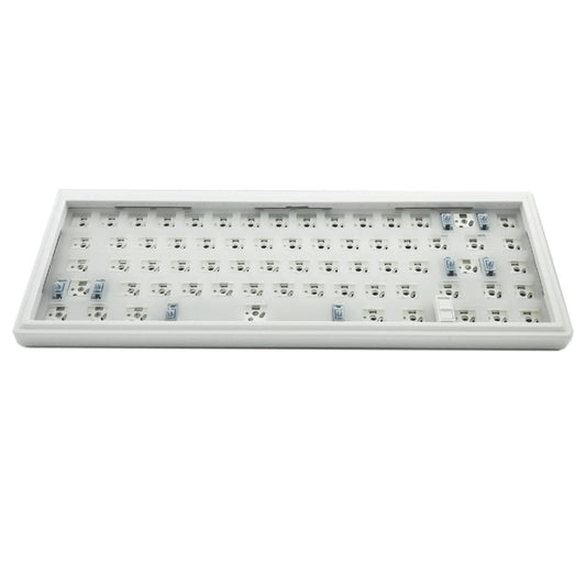 Hot Swap Shaft Wired RGB Back Light Customized Mechanical Keyboard Kit(White) by buy2fix