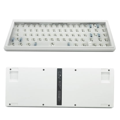 Hot Swap Shaft Wired RGB Back Light Customized Mechanical Keyboard Kit(White) by buy2fix