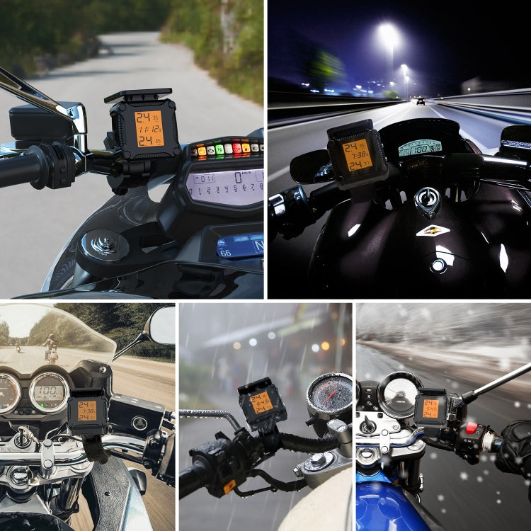 M8 Solar Motorcycle Tire Pressure Monitor Color Screen High Precision Sensor - Tire Pressure Gauges by buy2fix | Online Shopping UK | buy2fix