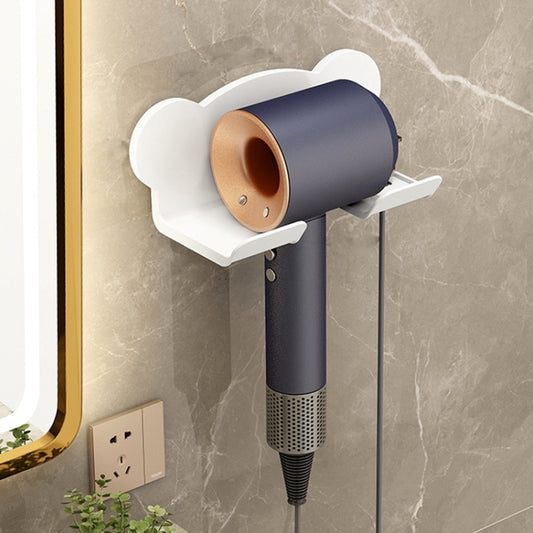 For Dyson Hair Dryer Wall-Mounted Holder Bathroom Shelf Storage Rack, Style:  Simple White - Hair Dryers & Accessories by buy2fix | Online Shopping UK | buy2fix