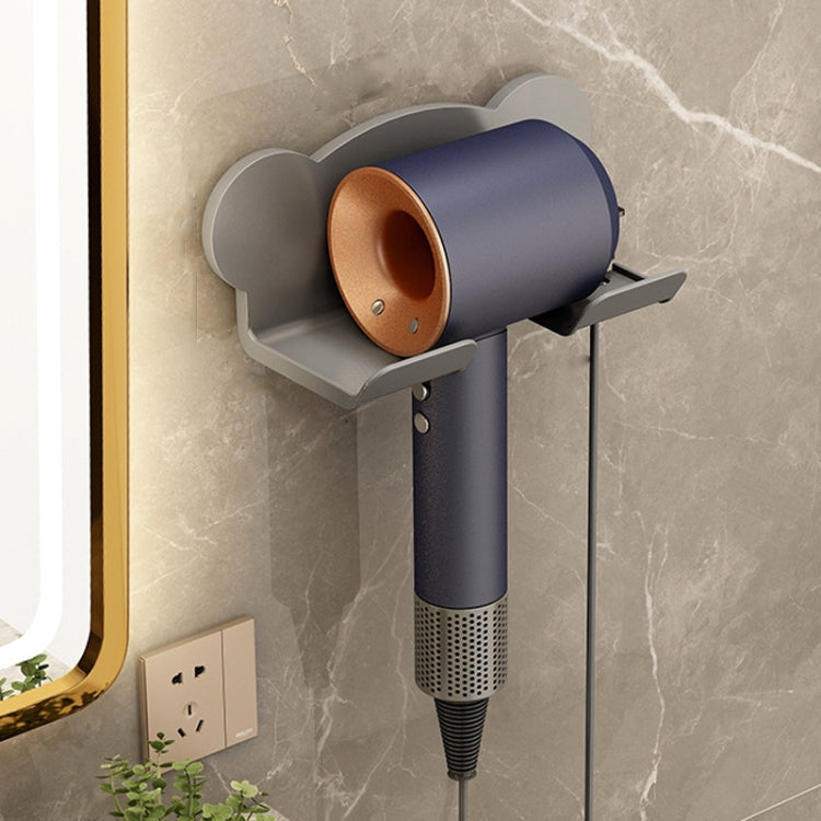For Dyson Hair Dryer Wall-Mounted Holder Bathroom Shelf Storage Rack, Style:  Simple  Gray - Hair Dryers & Accessories by buy2fix | Online Shopping UK | buy2fix