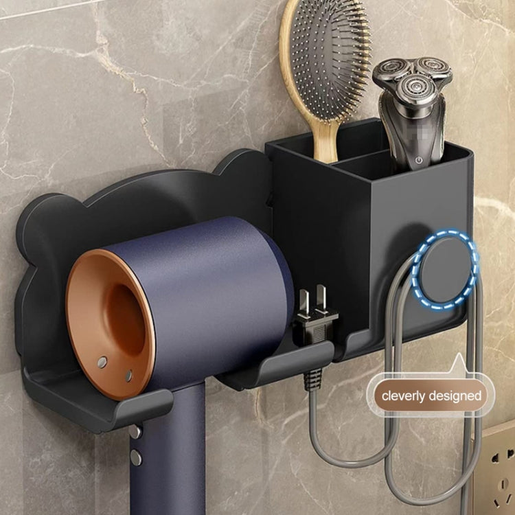For Dyson Hair Dryer Wall-Mounted Holder Bathroom Shelf Storage Rack, Style:  Simple  Gray - Hair Dryers & Accessories by buy2fix | Online Shopping UK | buy2fix