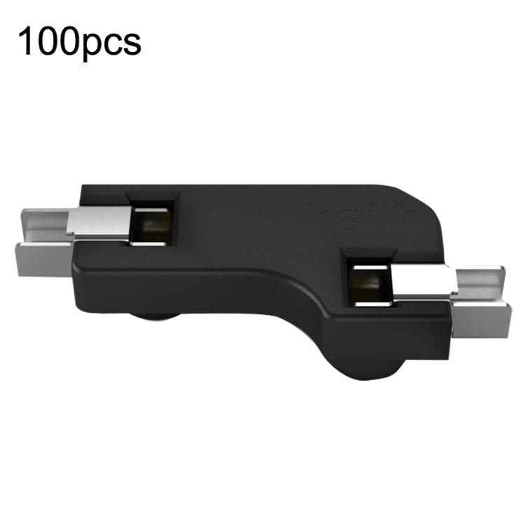 100pcs Mechanical Keyboard Shaft Body Hot Swap Base Modified Shaft Seat Connector(Black) by buy2fix