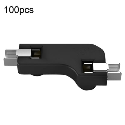 100pcs Mechanical Keyboard Shaft Body Hot Swap Base Modified Shaft Seat Connector(Black) by buy2fix