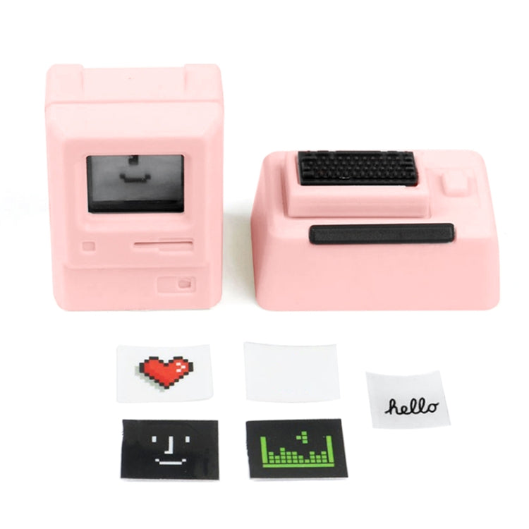 Mechanical Keyboard MAC Retro Light Transmission Keycap(Pink) by buy2fix