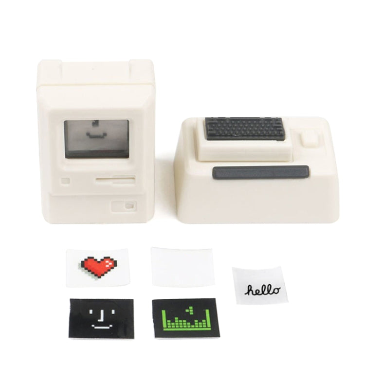 Mechanical Keyboard MAC Retro Light Transmission Keycap(Silver Gray) by buy2fix