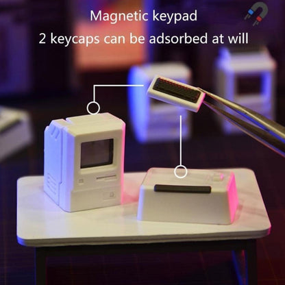 Mechanical Keyboard MAC Retro Light Transmission Keycap(Pink) by buy2fix