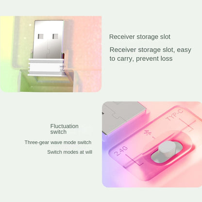 82 Keys Bluetooth Wireless 3-mode RGB Hot-plug Customized Mechanical Keyboard Kit + Keycap(Black) by buy2fix