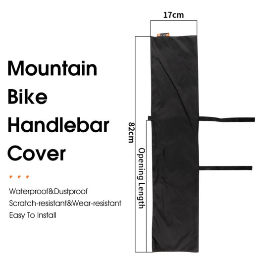 WEST BIKING Bicycle Handlebar Rain & Dust Protection Cover(Black) - Others by WEST BIKING | Online Shopping UK | buy2fix