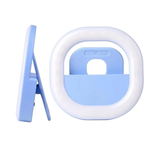 Mobile Phone Fill Light Rechargeable Clip Ring Selfie Light(Blue) - Ring Light by buy2fix | Online Shopping UK | buy2fix