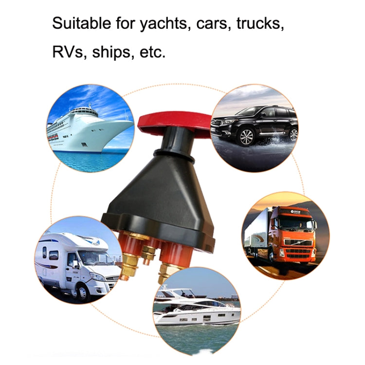 Ship Yacht Power Supply Power-off Switch Battery High Current Protection Control Switch - Car Switches by buy2fix | Online Shopping UK | buy2fix