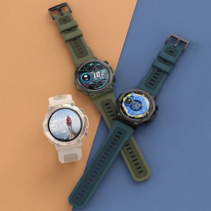 S56T Heart Rate/Blood Oxygen/Sleep Monitoring Bluetooth Call Outdoor Waterproof Smart Watch(Gold) by buy2fix